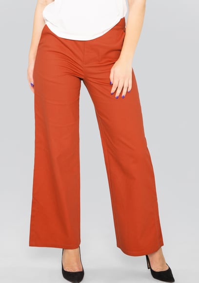 Women’s Relaxed Twill Wide Leg Trouser | Enorsia