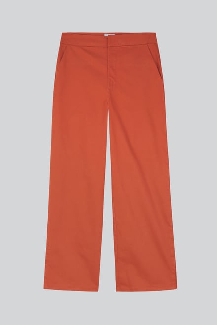 Women’s Relaxed Twill Wide Leg Trouser | Enorsia