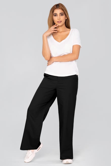 Women’s Relaxed Twill Wide Leg Trouser | Enorsia