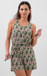 Wild Flower Print Playsuit