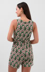 Wild Flower Print Playsuit