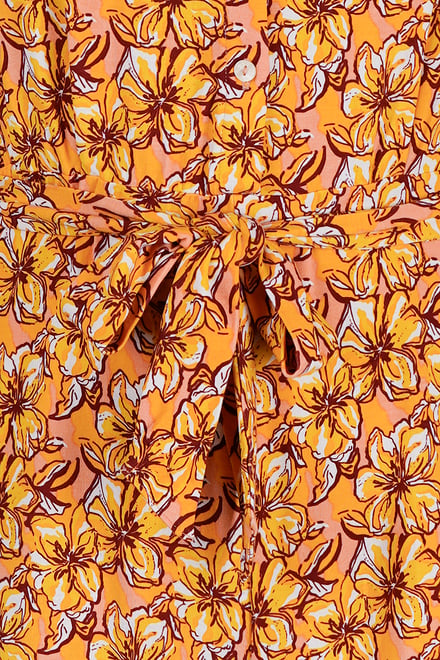 Wild Flower Print Playsuit
