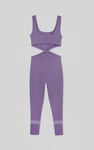 Reflective Print Bodycon Active Jumpsuit