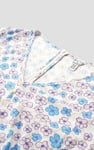 Womens Daisy Floral Print Ribbed Playsuit