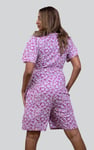 Womens Daisy Floral Print Ribbed Playsuit