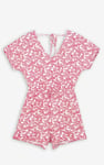 Roll up Sleeves AOP Play Suit