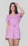 Roll up Sleeves AOP Play Suit