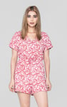 Roll up Sleeves AOP Play Suit