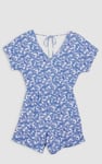 Roll up Sleeves AOP Play Suit