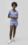 Roll up Sleeves AOP Play Suit