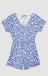 Roll up Sleeves AOP Play Suit