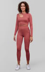 Ribbed Crop Top & High Waist Leggings Set