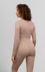 Ribbed Crop Top & High Waist Leggings Set