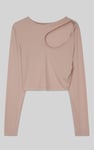 Ribbed Crop Top & High Waist Leggings Set
