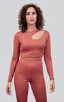 Ribbed Crop Top & High Waist Leggings Set