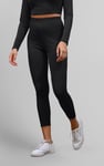 Ribbed Crop Top & High Waist Leggings Set