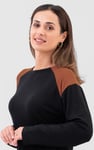 Womens Colour Block Raglan Sleeve Tops