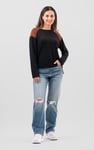 Womens Colour Block Raglan Sleeve Tops