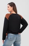 Womens Colour Block Raglan Sleeve Tops