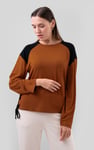 Womens Colour Block Raglan Sleeve Tops