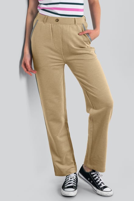 Design Terry Trousers With Reflective Tape Detailing