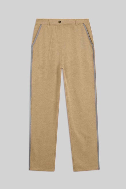 Design Terry Trousers With Reflective Tape Detailing