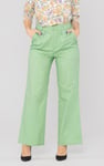 Wide Leg Woven Smart Trousers