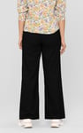 Wide Leg Woven Smart Trousers