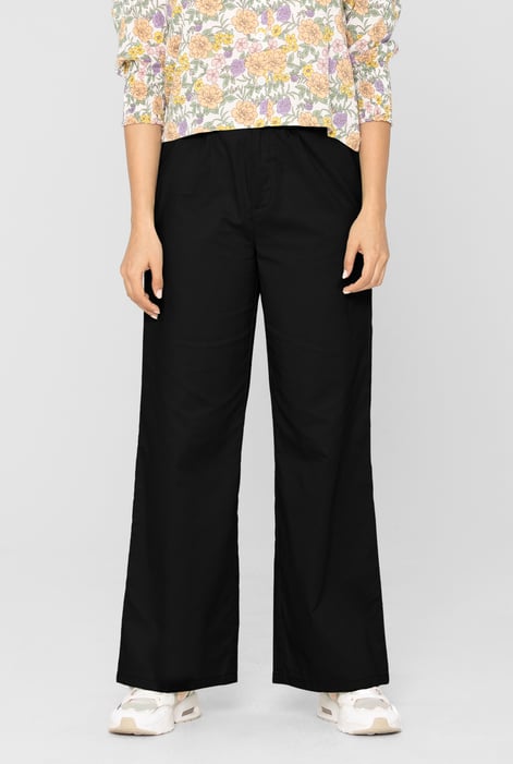 Green Wide Leg Woven Smart Trousers