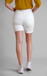 Denim Turned Hem Stretch Shorts