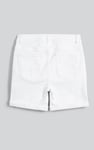 Denim Turned Hem Stretch Shorts