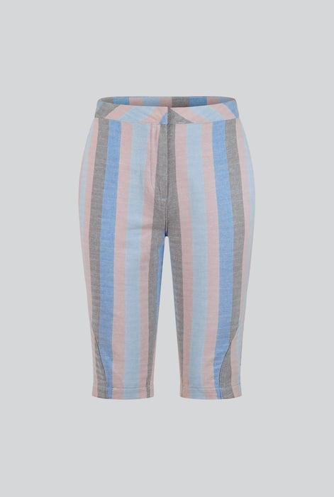 Multicoloured Cotton Relax Fit knee Length Shorts | Enorsia