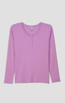 Ribbed Cycling Shorts & LS T-Shirt  Set