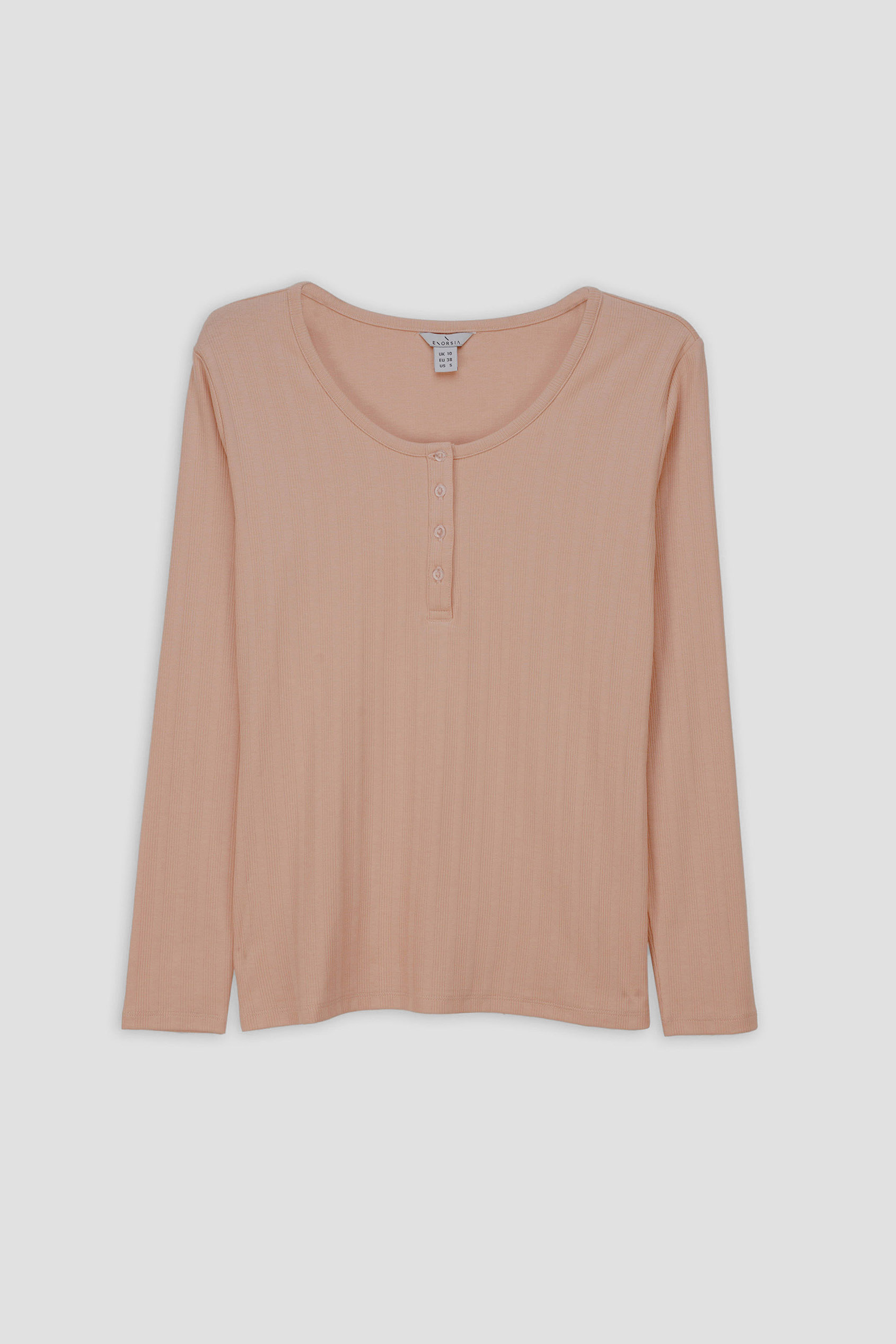 Ribbed Cycling Shorts & LS T-Shirt  Set