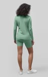 Ribbed Cycling Shorts & LS T-Shirt  Set