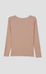 Ribbed Cycling Shorts & LS T-Shirt  Set