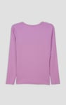 Ribbed Cycling Shorts & LS T-Shirt  Set