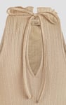Halter Neck Bow Details Crop Top
