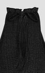 Halter Neck Bow Details Crop Top