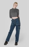 Design Jersey Long Sleeve Crop Zip Top
