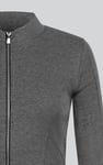 Design Jersey Long Sleeve Crop Zip Top