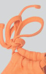 Knotted One Shoulder Rib Vest