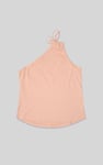 Knotted One Shoulder Rib Vest