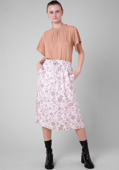 Womens Ruffle Stand Collar Tops