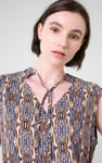 Womens Tie Neck Tops