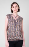 Womens Tie Neck Tops