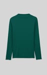 Womens High Neck Ribbed Top