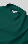 Womens High Neck Ribbed Top