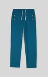 Stretchy Embroidery Design Details Trousers