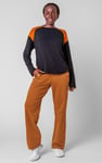 Stretchy Embroidery Design Details Trousers